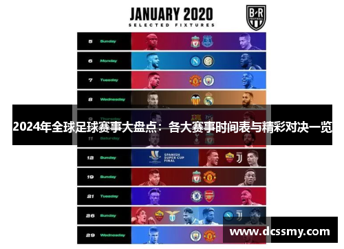 2024年全球足球赛事大盘点：各大赛事时间表与精彩对决一览